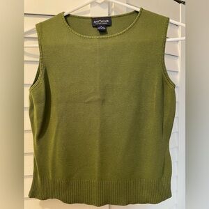 Ann Taylor Green sleeveless top